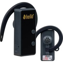 Uravas Store Hello 737R Kulaklık Tipi Alıcı Kablosuz Tur Rehber Sistemi (100 Metre Menzil)