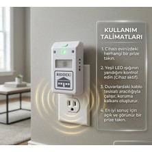 Byanes Elektronik Fare ve Haşere Kovucu - Tak Çalıştır Ultrasonik Böcek Uzaklaştırıcı