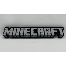 Goka 3D Craft Minecraft Taş Efektli 3D Duvar Dekoru - 23 cm Premium Versiyon (1.3 cm Çift Montaj Setli)