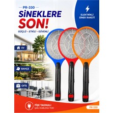 Byanes Elektronik Şarjlı Sinek ve Haşere Öldürücü Raket