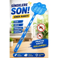 Byanes Sinek Raketi Sinek Öldürücü Plastik Sinek Kovucu Sinek Vurma Aparatı