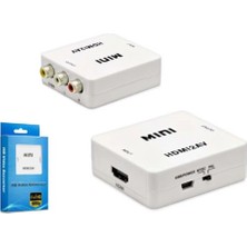Hadron HDX1281 Hd Vıdeo Convertor HDMI (In) To Av (Out) Beyaz (Kdo)