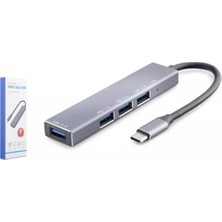 Nodar Hadron HDX7043 Type-C Hub 4-Usb3.0 Gri (Kdo)