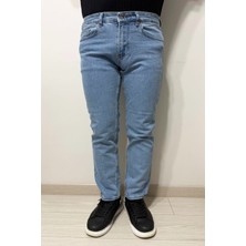 Hacker Denim Fistan Store Erkek Yüksek Bel Rahat Kesim Boru Paça Jean Pantolon