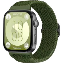 Elivora Newface Huawei Fit 4 Star Kordon - Koyu Yeşil