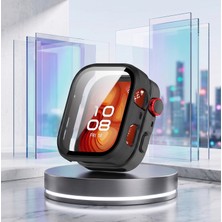 bbtech Huawei Watch Fit 5 Pro Uyumlu Pc Sert Kasa Dahili Cam Ekran Koruyucu Tam Korumalı Kılıf