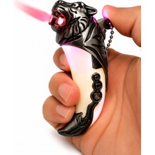 Onr Store Kaplan Figürlü Işıklı Metal Gazlı Çakmak Koleksiyon ve Hediyelik Model