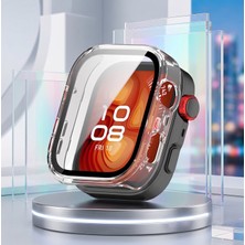 bbtech Huawei Watch Fit 5 Pro Uyumlu Pc Sert Kasa Dahili Cam Ekran Koruyucu Tam Korumalı Kılıf