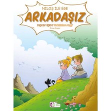 Uravas Store Niloş Ile Ege - Arkadaşız 35*50 Kuşe Kağıt -Renkli Hikaye