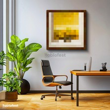 Tablofest Kare Kanvas Tablo Wasteland Piksel Minecraft Tablosu Ev Ofis Salon Duvar Dekoru