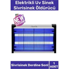 Byanes Özel Üretim Yükseltmiş Güç Çift Florasan Elektrikli Uv Zincirli Askılı Sinek Sivrisinek Öldürücü