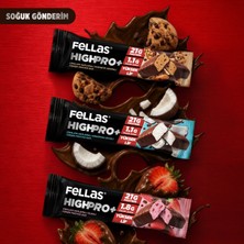 Fellas Çikolata Kaplı HighPro+ Protein Bar (50 G) Deneme Paketi 3'lü