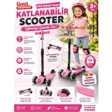 Ümit Babyhope 143 Smart Plus Pembe Katlanabilir Scooter