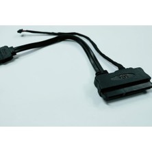 Mykablo SATA Çevirici Kablo - 7+15 Pin Power+Data to Sata Data+5 Pin Power