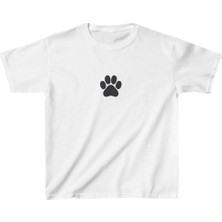 Velmora Fashion Unisex Çocuk Baskılı T-Shirt - Beyaz