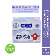 Babyton Diş ve Damak Temizleme Mendili 25 Adet