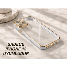 Tepex Premium Kalite Sadece Düz Iphone 13 Uyumlu Taşlı Kamera Koruyuculu Mat Şeffaf Sade Şık Kadın Telefon Kılıfı....