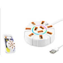 Nodar Hadron HDX7034 USB Hub 10-Usb 1.2m Beyaz (Kdo)