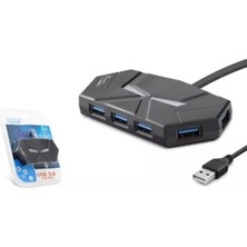 Nodar Hadron HDX7038 Usb3.0 Hub 7-Usb3.0 1.2m Siyah (Kdo)