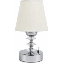 Fey Atelier Pilli Masa Lambası, Piili Gece Lambası, Pilli Abajur, Lamba, Aydınlatma, Pilli Çocuk Odası Lambası, Kremşapkaplst.kristalkromayak