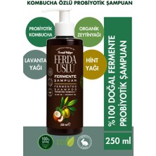 Fermente Mutfağım Kombucha Özlü Fermente Şampuan - Organik Zeytinyağı + Hindistan Cevizi Yağı + E Vitamini 250 ml