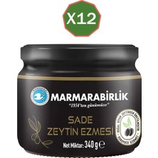 Marmarabirlik Siyah Zeytin Ezmesi 340 gr 12'li Set