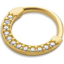 Slim Sıra Taşlı Helix Piercing