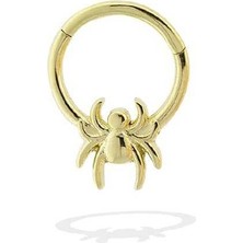 Örümcek Motifli Helix Piercing