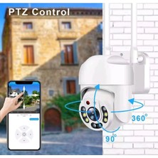 Uravas Store Wi-Fi Ptz Iç ve Dış Mekan 360 Derece Çift Antenli 1080P 3 Mp Speed Dome Ip Kamera