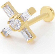Dört Baget & Tektaş Model Tragus Piercing