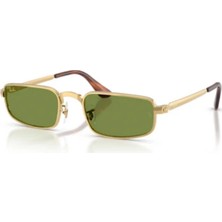 Ray-Ban RB3927 001 4E 54 Unisex Güneş Gözlüğü Altın Metal Çerçeve Yeşil Cam Kristal Filtre