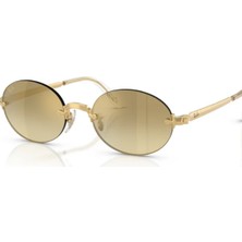 Ray-Ban Rb 3929 001/7I 54 By A$ap Rocky Oval Güneş Gözlüğü Altın Çerçeve 54 mm Cam Ölçüsü Antirefle