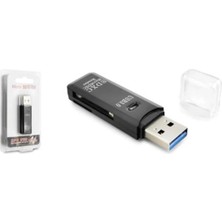 Hadron HDX7030 USB 3.0 Kart Okuyucu Sd Microsd 5 Gbps Siyah (Kdo)