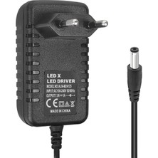 Powermaster PM-16740 7.8 Volt - 1.2 Amper 5.5*2.5 mm Uçlu Plastik Kasa Adaptör