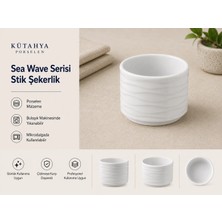 Kütahya Porselen Sea Wawe Serisi Stik Şekerlik