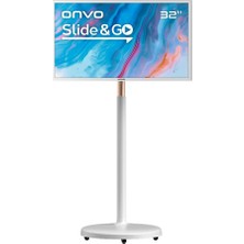 Onvo 32" 32OVM6500X 82 Ekran Slide&go Hareketli Android 13 Smart LED Ekran 6 Saat Pil (Dokunmatik) (Kdo)