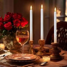 Uravas Store Mey Ithalat® 28 cm Pilli LED Mum 12'li Paket