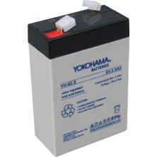 Yokohama Yh-62.8 6 Volt - 2.8 Amper Dik Akü (66X33X97 Mm)