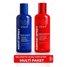 Uraw Mavi & Kırmızı Sprey Seti | Multi Paket