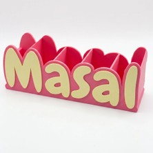 Atatuğ Hediyelik Fuşya Pembe Isimli Kalemlik – Kişiye Özel 3D Baskı Organizer