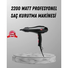 Uravas Store Mey Ithalat® 2200W Fön Makinesi – Profesyonel Ac Motor, Soğuk ve Sıcak Üfleme