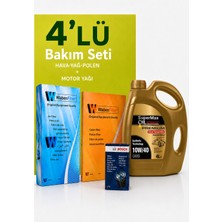 Bosch-Waben Honda Hr-V 1.5 Hybrid Filtre Bakım Seti-Supermax Oil 10W40 4 Lt (2021-2024) 3 Lü