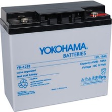 Yokohama YH-121.8 12 Volt - 18 Amper Akü (181X76X167 Mm)