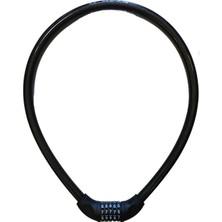 ALK Yuma YM-747 120CM 20MM 5 Şifreli Siyah Motorsiklet Kilidi
