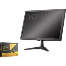 Mofan MF24 23.6" LED Full Hd Monitör Hoparlör HDMI + VGA 75Hz 1920X1080 Siyah (Kdo)