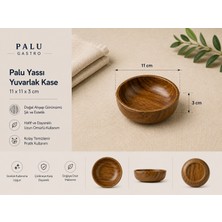 PALU GASTRO Palu Yassı Yuvarlak Kase 11 x 11 x 3 cm