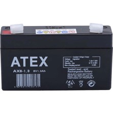 Uravas Store Atex Ax6-1.3 6V 1.3AH Akü