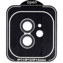 Uravas Store Joko Apple iPhone 11 Pvd Metal Kamera Lens - Siyah