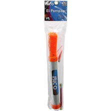 Uravas Store Mini El Pompası Bisiklet - Top 29.5cm Metal Çubuk - Pls.gövde - Sap Pompa Hortum - Top Iğne - Uç (5528)