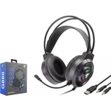 Nodar Hadron G880 Gaming Kulaklık 2-3.5mm + USB Siyah (Kdo)